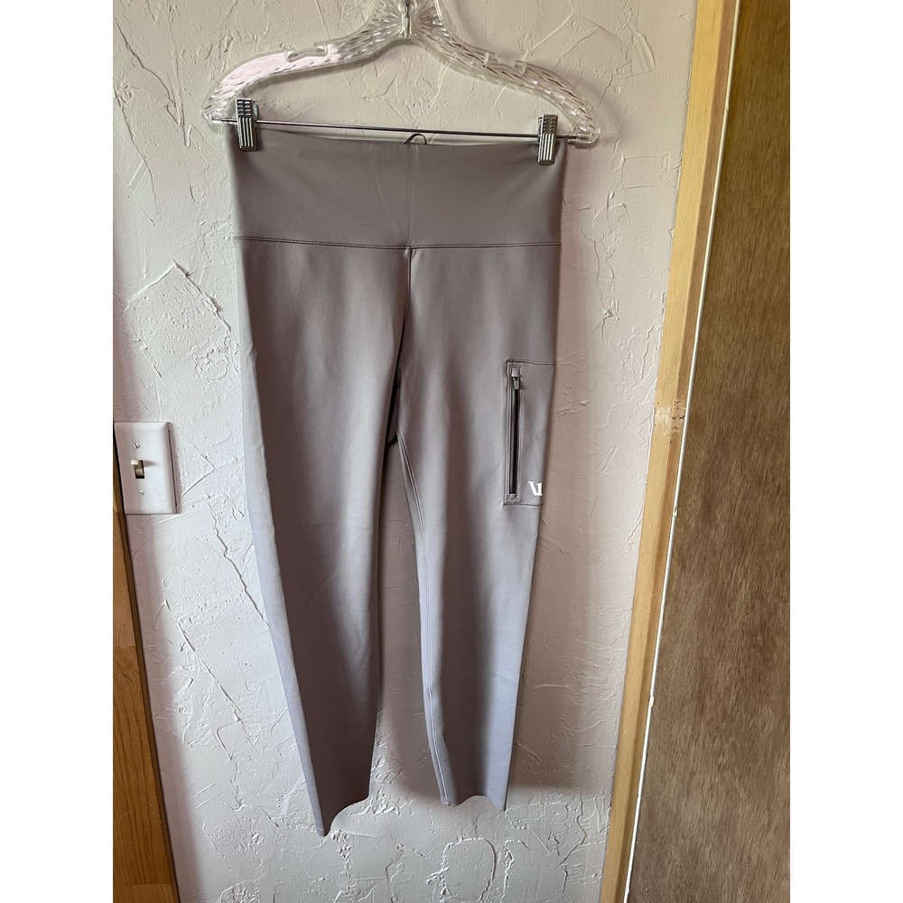 Vuori Studio Pocket Leggings High Rise Taupe Side Zip Pocket Womens‎ S